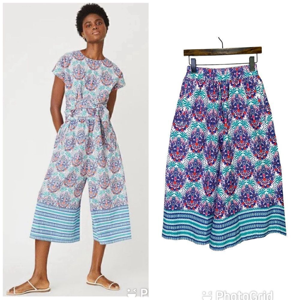 NEW Cara Cara Mimma Pant in Palm Medallion Wide Leg Size XS